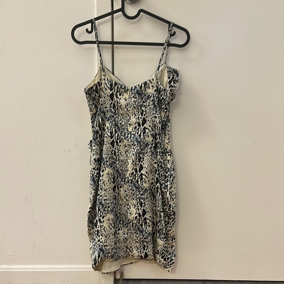 Leopard Print Ruffle Dress - Picture 2 of 3